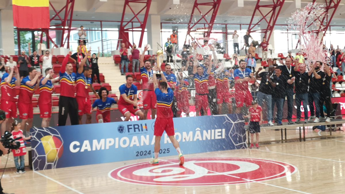 Dinamo, campioana României la handbal masculin