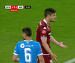 Burmaz și Ciobotariu s-au certat în Craiova - Rapid, foto: captură Orange Sport