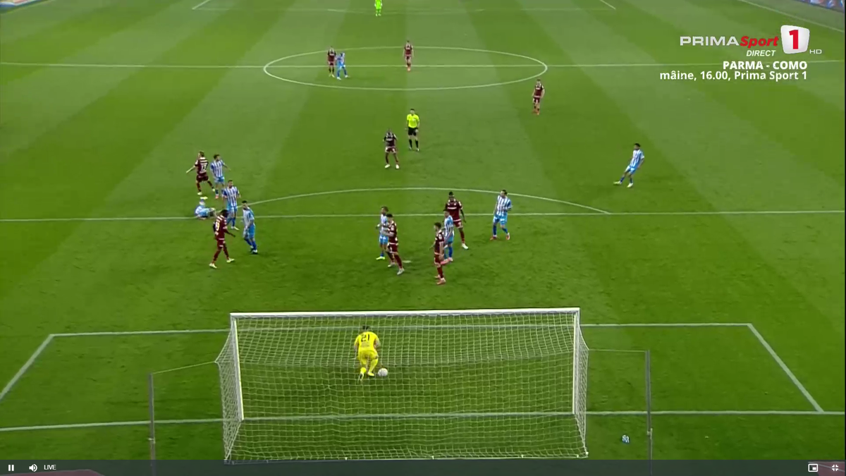 Laurențiu Popescu, gafă incredibilă în Universitatea Craiova - Rapid