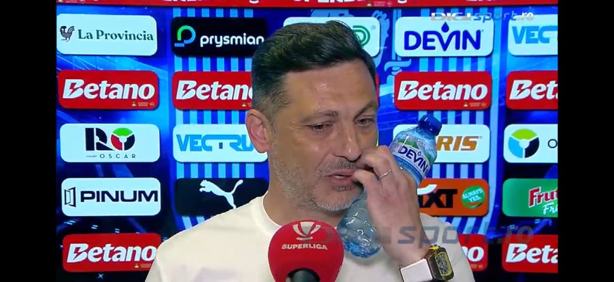 Mirel Rădoi, cu ochii în lacrimi după Craiova - Rapid