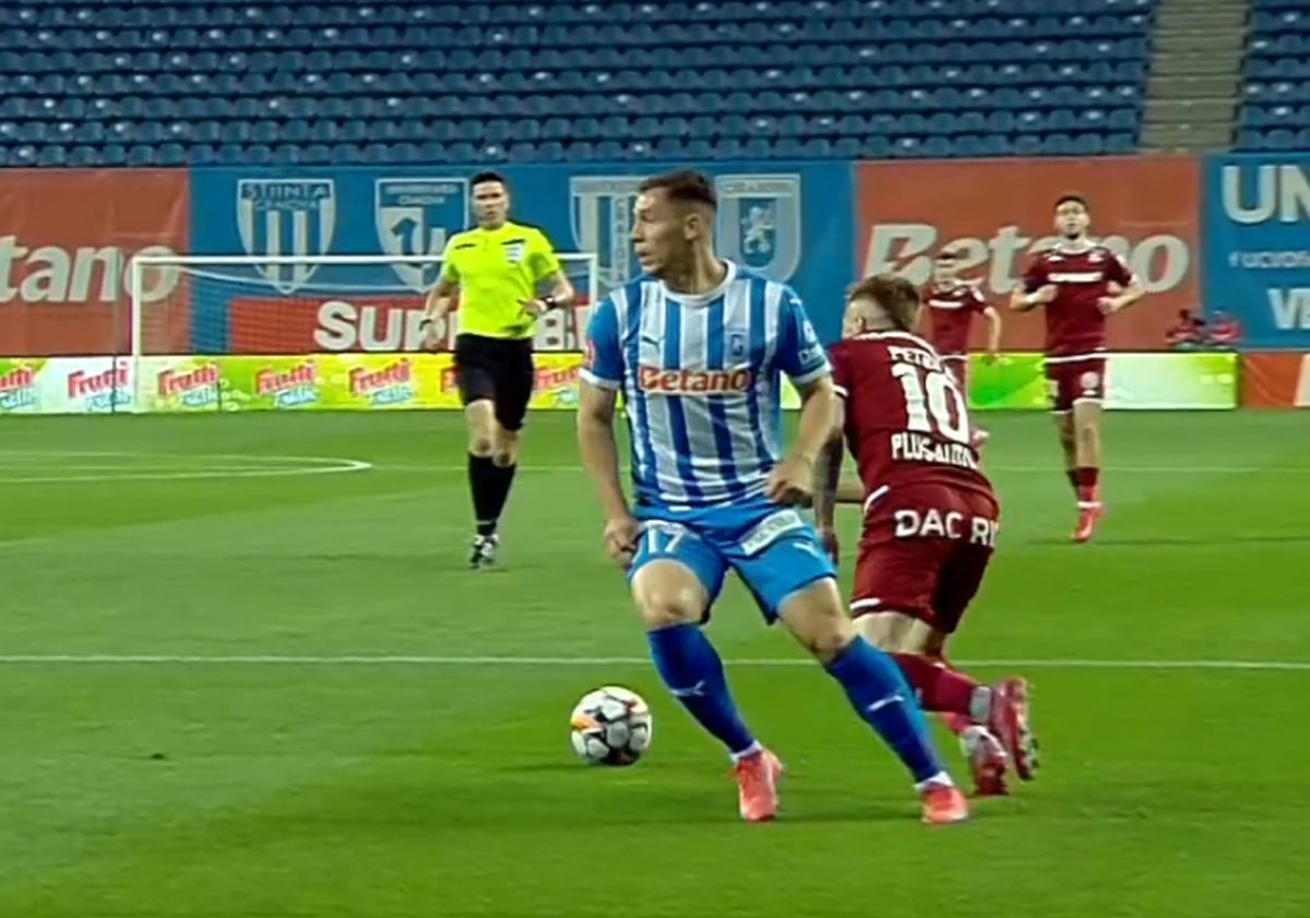 E sigur că Rapid trebuia să primească penalty în Bănie: „Neglijență a fundașului!”