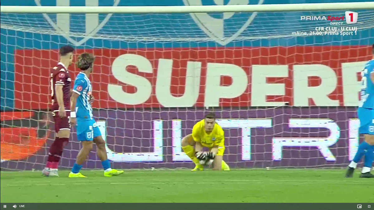 Laurențiu Popescu, gafă incredibilă în Universitatea Craiova - Rapid