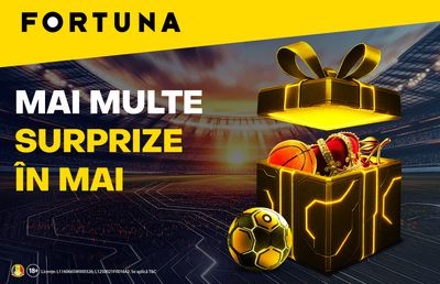 Mai cu mai multe surprize, bonusuri, promoții și o platformă și mai bună.