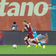 Laurențiu Popescu, gafă incredibilă în Universitatea Craiova - Rapid, foto: captură Prima Sport