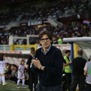 Paolo Vanoli, antrenorul lui Torino, a trăit până la limita leșinului tensiunea meciului cu Venezia (1-1) / Foto: Imago