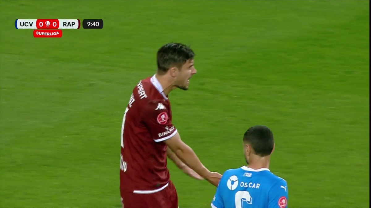 Burmaz și Ciobotariu s-au certat în Craiova - Rapid