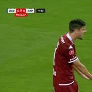 Burmaz și Ciobotariu s-au certat în Craiova - Rapid, foto: captură Orange Sport