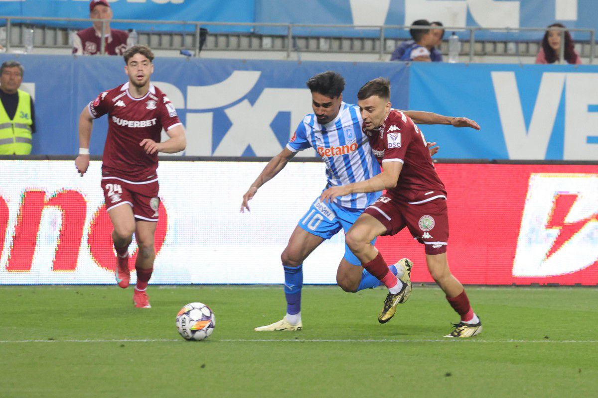 Universitatea Craiova - Rapid 1-2 » Bănia zguduită! Șumudică îi pune FCSB-ului titlul pe tavă