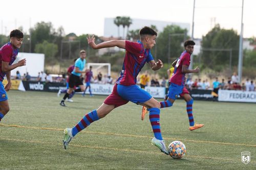 Ianis Târbă a fost coleg cu Yamal în academia Barcelonei/ foto:  Instagram ianis_tarba