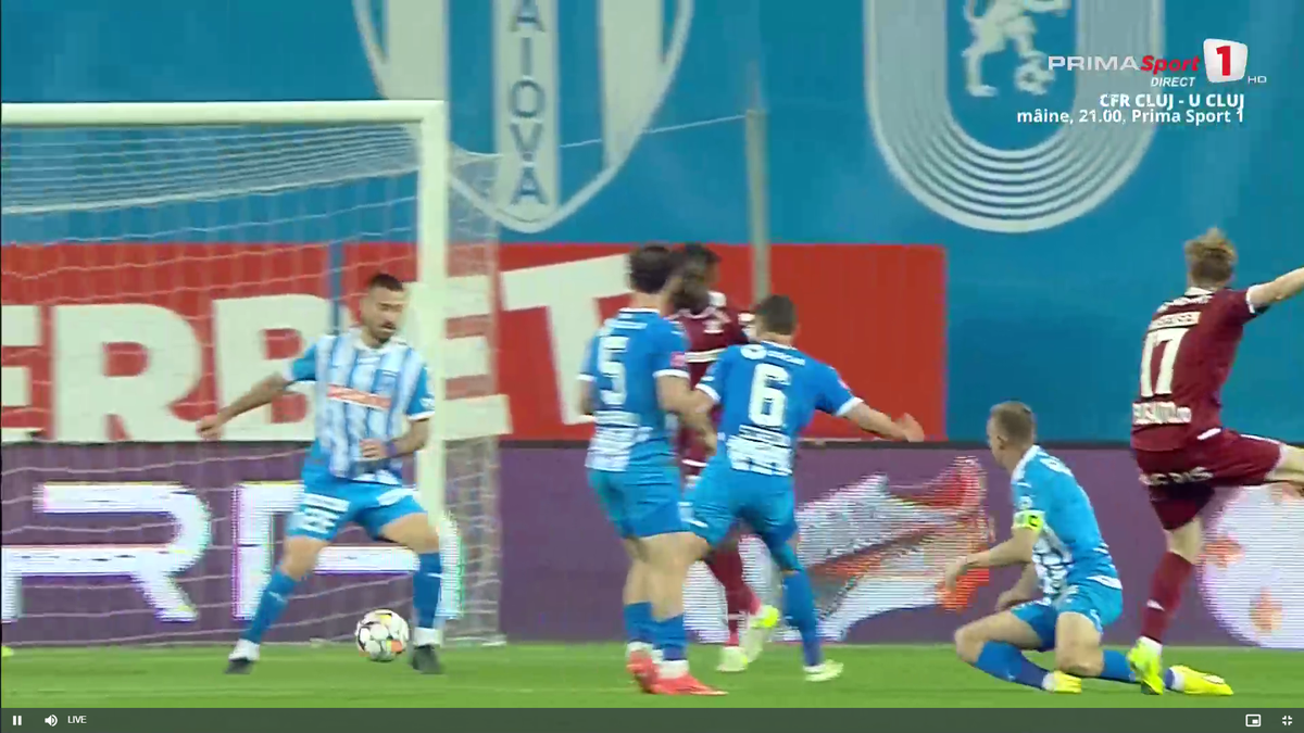 Laurențiu Popescu, gafă incredibilă în Universitatea Craiova - Rapid