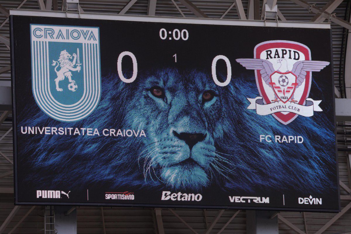 Universitatea Craiova - Rapid, imagini înainte de meci