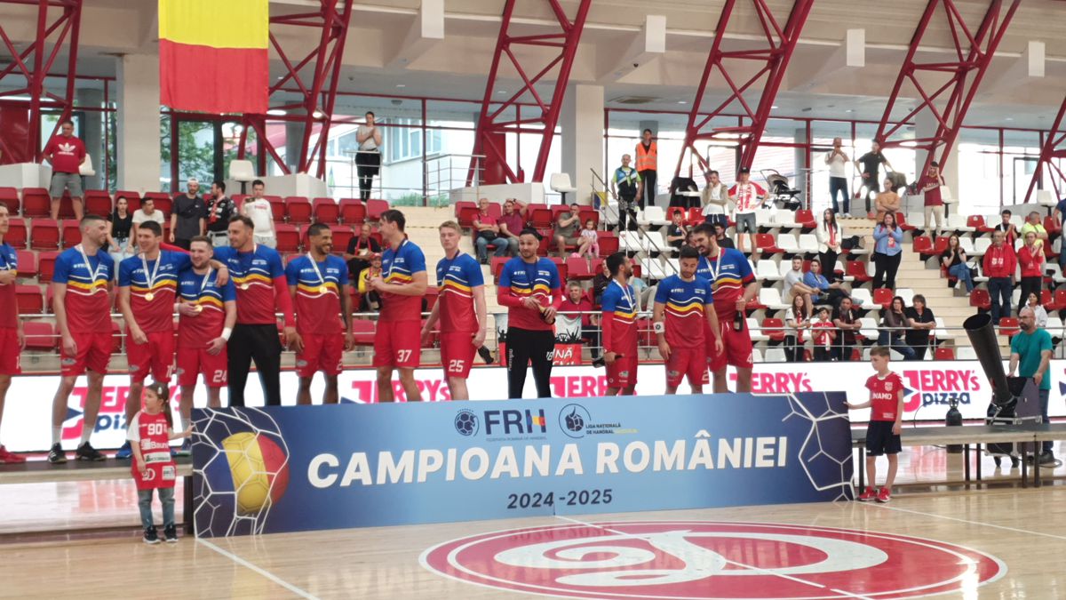 Dinamo, campioana României la handbal masculin