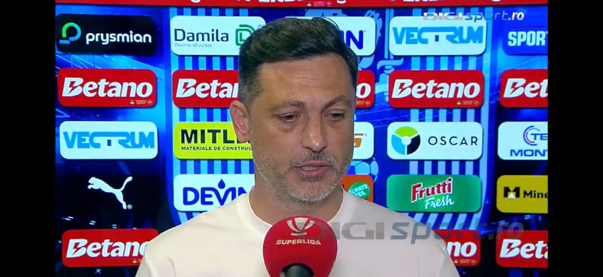 Mirel Rădoi, cu ochii în lacrimi după Craiova - Rapid