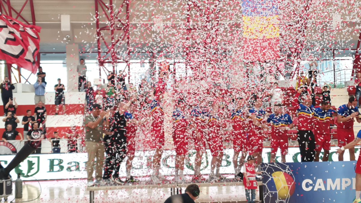 Dinamo, campioana României la handbal masculin