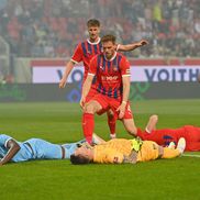 Portarul lui Heindenheim, Kevin Muller, inconștient după ciocnirea cu Ibrahima Sissoko în meciul cu Bochum / Foto: Imago