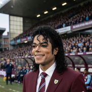 Michael Jackson, antrenor la Burnley (meme) // FOTO: X