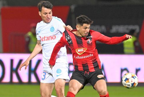 Risto Radunovic, în Csikszereda - FCSB/ FOTO: Facebook @FCSB