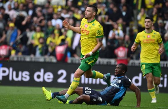 Nantes a distrus-o pe Marseille și încă mai speră la evitarea retrogradării din Ligue 1