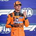 Lando Norris, reacție după ce a obținut a obținut pole-position în calificările pentru cursa sprint de la Miami / foto: Imago Images
