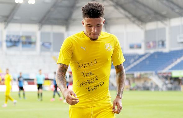 Pedepsiți pentru mesajele pro-George Floyd?! Sancho, Hakimi și McKenzie, anchetați după gesturile din Bundesliga