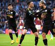 Phil Foden, alături de Kun Aguero. Foto: Guliver/Getty Images
