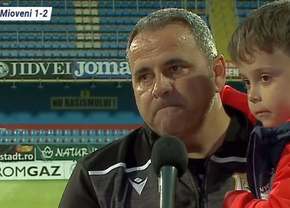 Pelici, întrerupt de jucători în timpul interviului: „Nimeni nu ne-a dat nicio șansă!”