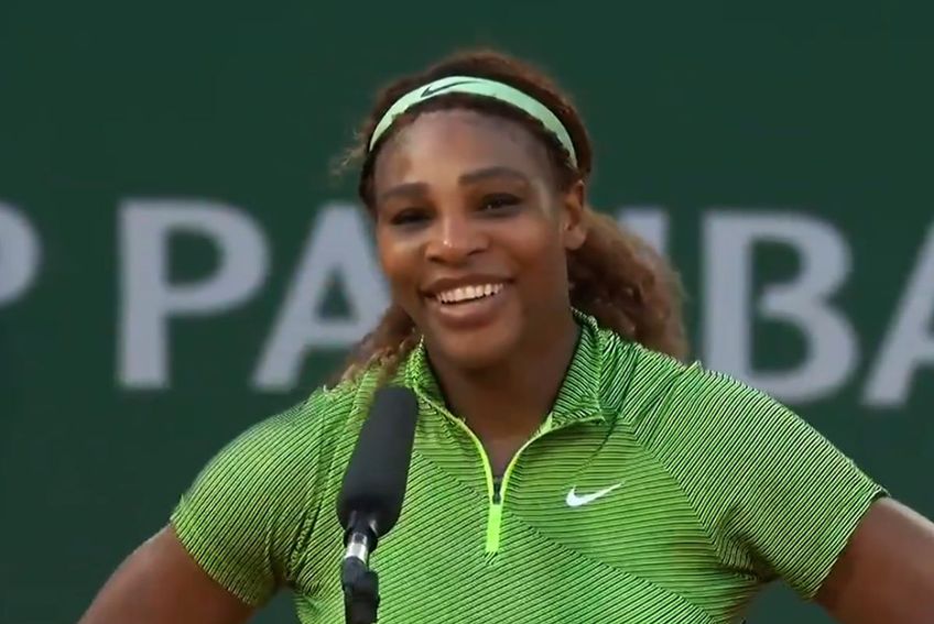 Serena Williams. Sursă foto: Captură Roland Garros
