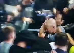 Haos în Serbia, la derby-ul Partizan - Steaua Roșie » Arbitrul a fugit spre vestiare, dar a fost lovit de un scutier