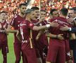 Cristi Balaj, președintele lui CFR Cluj, în dreapta