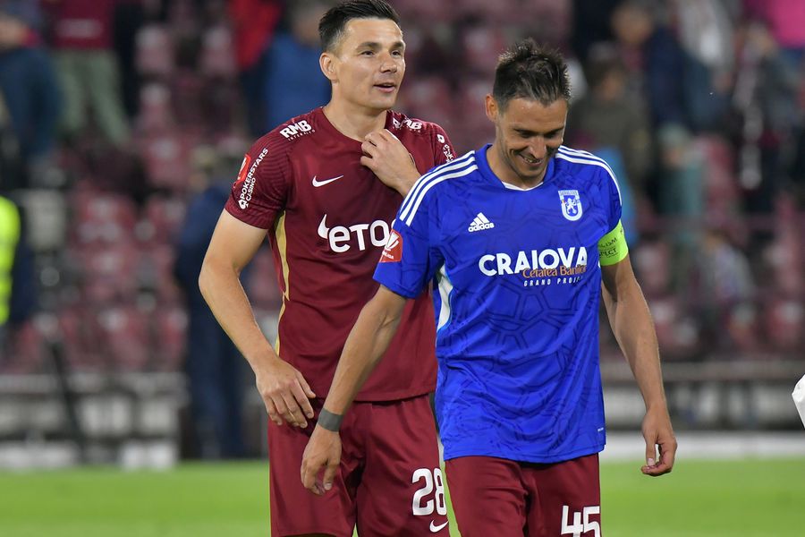 10 lucruri care nu s-au văzut la televizor de la CFR Cluj - FCU Craiova » Un șpriț de vară la oficială, Vasile bodyguardul și rola de bandă izolatoare