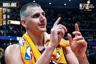 Jokic și Murray, prestație irezistibilă » Denver Nuggets o învinge fără emoții pe Miami Heat în primul meci al finalei NBA