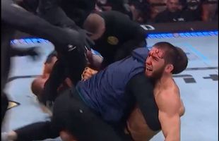 Islam Makhachev l-a făcut pe Poirier să cedeze la UFC 302! Manevră genială + Dana White, scandalizat de un arbitru: „Doar un lunatic face asta!”