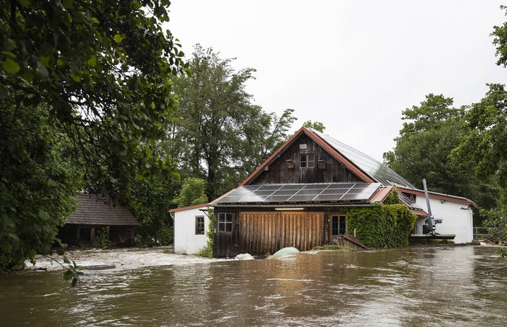 Germania sub ape! Evacuări din cauza inundațiilor puternice din Bavaria FOTO: Imago