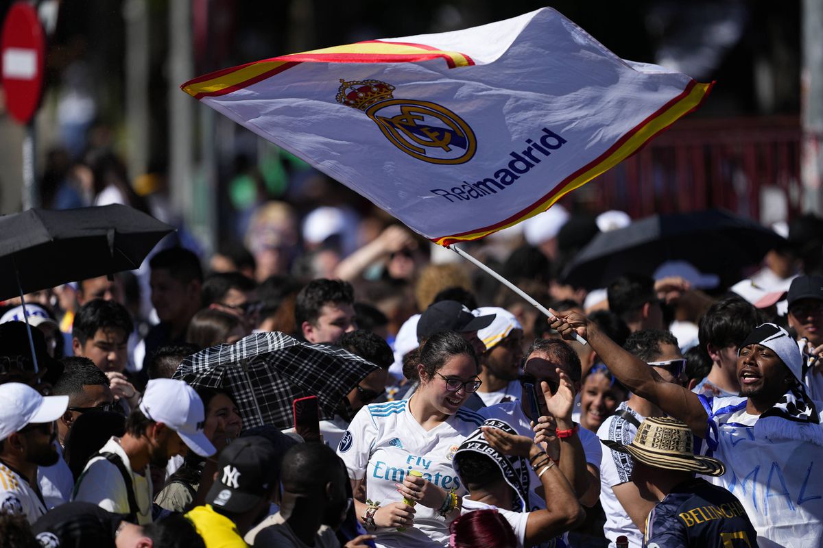 Sărbătoarea celor de la Real Madrid, după ce au câștigat a 15-a Ligă a Campionilor