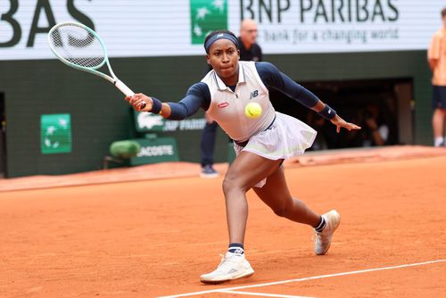 Coco Gauff în acțiune la Roland Garros Foto: Imago