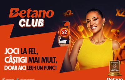 Betano Club - Joci la fel, câștigi mai mult: până la 4.000 Lei Cash săptămânal
