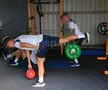 Antrenament la sala de forţă al echipei naţionale de tineret FOTO: Ionuţ Iordache (GSP)