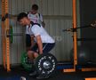 Antrenament la sala de forţă al echipei naţionale de tineret FOTO: Ionuţ Iordache (GSP)