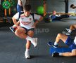 Antrenament la sala de forţă al echipei naţionale de tineret FOTO: Ionuţ Iordache (GSP)