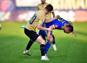 Unirea Slobozia - FC Voluntari, returul barajului din Superliga » Golul gazdelor este validat în minutul 45+1