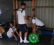 Antrenament la sala de forţă al echipei naţionale de tineret FOTO: Ionuţ Iordache (GSP)