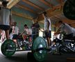 Antrenament la sala de forţă al echipei naţionale de tineret FOTO: Ionuţ Iordache (GSP)