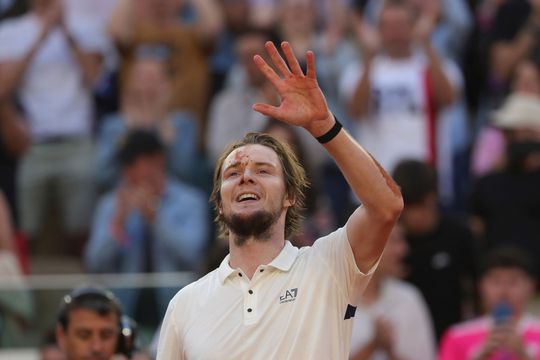 Alexander Bublik, după victoria cu Jack Draper/Foto: Getty Images