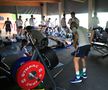 Antrenament la sala de forţă al echipei naţionale de tineret FOTO: Ionuţ Iordache (GSP)