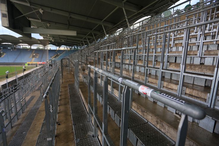 Imagini de la stadionul din Graz FOTO: Ionuţ Iordache (GSP)