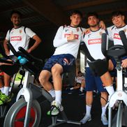 Antrenament la sala de forţă al echipei naţionale de tineret FOTO: Ionuţ Iordache (GSP)