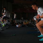 Antrenament la sala de forţă al echipei naţionale de tineret FOTO: Ionuţ Iordache (GSP)