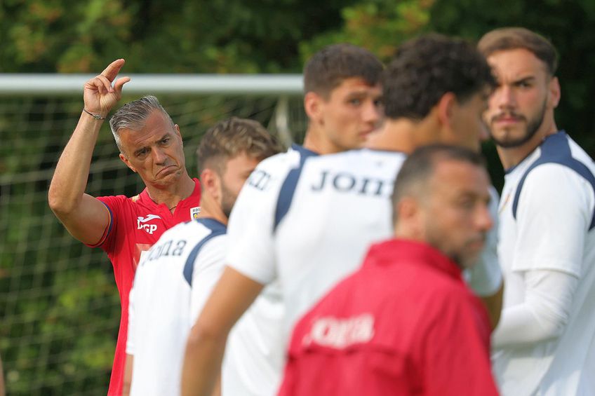 Daniel Pancu, în timpul antrenamentului selecționatei U21 din data de 02.06.2025 // foto: Ionuț Iordache (GSP)
