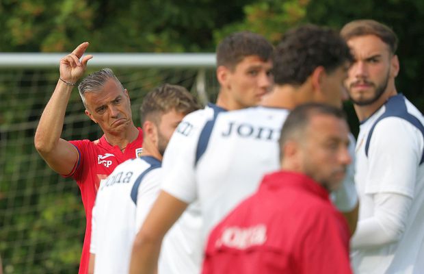 Dialogul zilei în cantonamentul naționalei U21 » Schimb savuros de replici Pancu - Ianis Stoica: „Tu ești tare în gură”