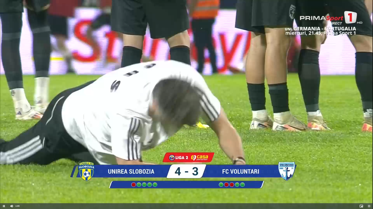 Imagini de colecție cu Adrian Mihalcea după ce a salvat-o pe Unirea Slobozia de la retrogradare